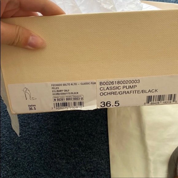 Alexandre Birman Classic Pump Ochre/Grafite/Black - Picture 6 of 6